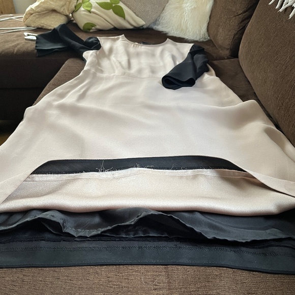 Marni Black and Light Pink Color Blocked Cocktail Dress – IT42/US 6 - Picture 15 of 16